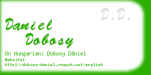 daniel dobosy business card