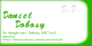 daniel dobosy business card